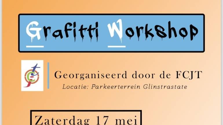 Graffiti workshop zaterdag 17 mei