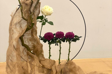 Bloemschikkingen in de veertigdagentijd