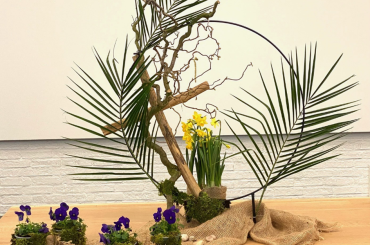 Bloemschikkingen in de veertigdagentijd