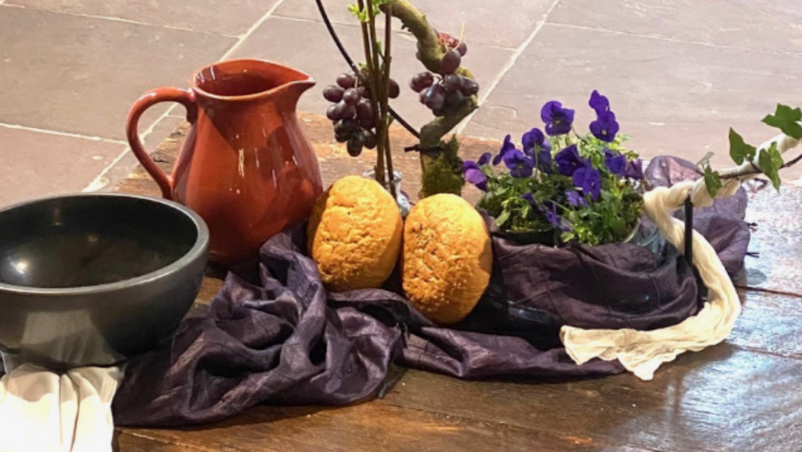 Bloemschikkingen in de veertigdagentijd