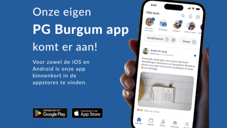 Onze eigen kerk-app live vanaf de Startzondag