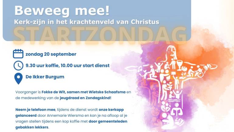 Startzondag! 20 sept De Ikker