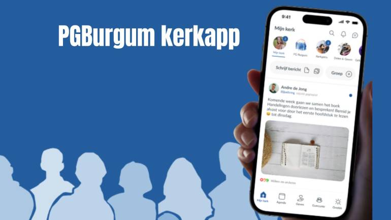 Onze eigen kerk-app live vanaf de Startzondag 20 september